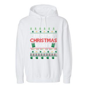 Cpa Lifo The Christmas Party Ugly Accountant Xmas Great Gift Garment-Dyed Fleece Hoodie