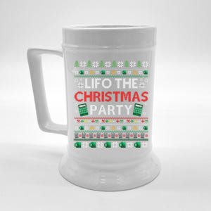 Cpa Lifo The Christmas Party Ugly Accountant Xmas Great Gift Beer Stein