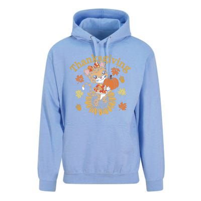 Cute Leopard Thanksgiving Pumpkin Autumn Fall Leopard Gift Unisex Surf Hoodie