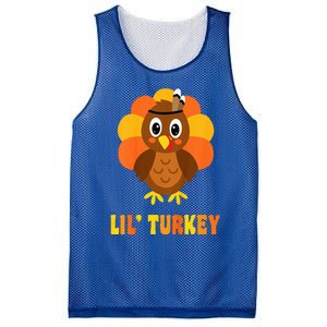 Cute Lil Turkey  Thanksgiving Mesh Reversible Basketball Jersey Tank