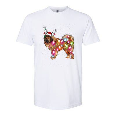 Christmas Lights Tibetan Mastiff Dog Softstyle CVC T-Shirt