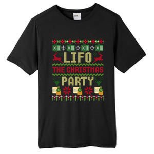 Cpa Lifo The Christmas Party Ugly Accountant Xmas Gift Tall Fusion ChromaSoft Performance T-Shirt