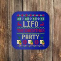 Cpa Lifo The Christmas Party Ugly Accountant Xmas Gift Coaster