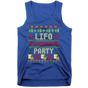 Cpa Lifo The Christmas Party Ugly Accountant Xmas Gift Tank Top