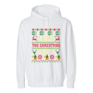 Cpa Lifo The Christmas Party Ugly Accountant Xmas Gift Garment-Dyed Fleece Hoodie