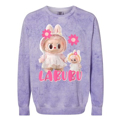 Cute Labubu The Monsters Colorblast Crewneck Sweatshirt