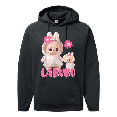 Cute Labubu The Monsters Performance Fleece Hoodie