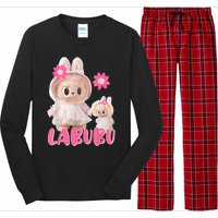 Cute Labubu The Monsters Long Sleeve Pajama Set