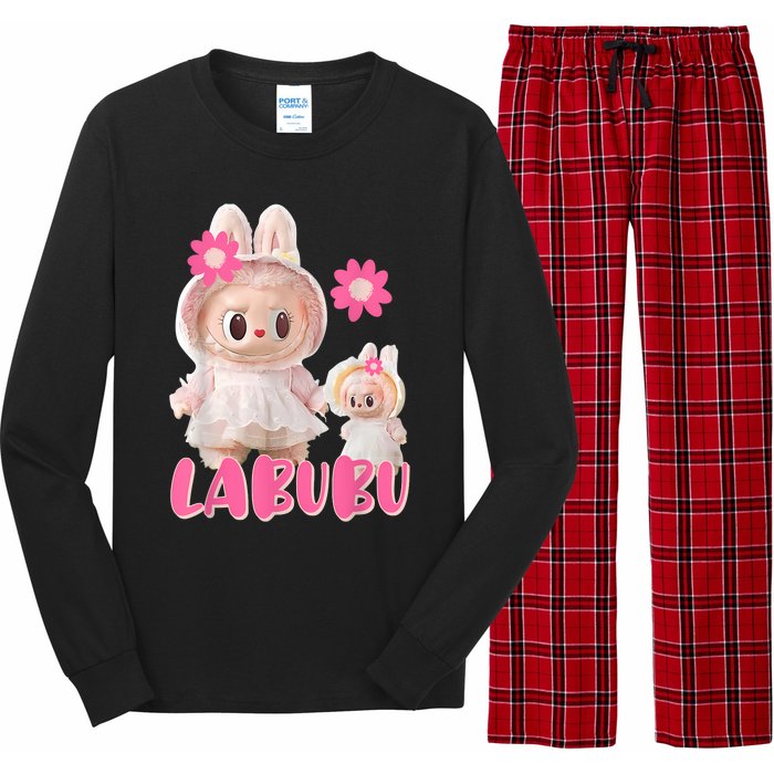 Cute Labubu The Monsters Long Sleeve Pajama Set