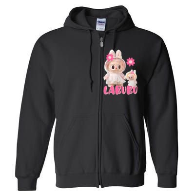 Cute Labubu The Monsters Full Zip Hoodie