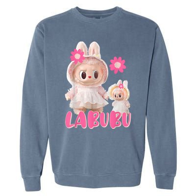 Cute Labubu The Monsters Garment-Dyed Sweatshirt