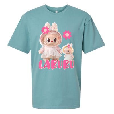 Cute Labubu The Monsters Sueded Cloud Jersey T-Shirt