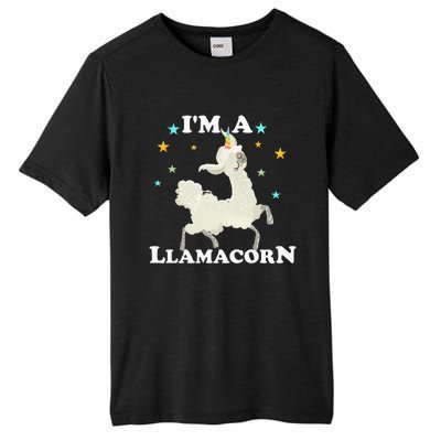 Cute Llama Unicorn - Llamacorn Tall Fusion ChromaSoft Performance T-Shirt