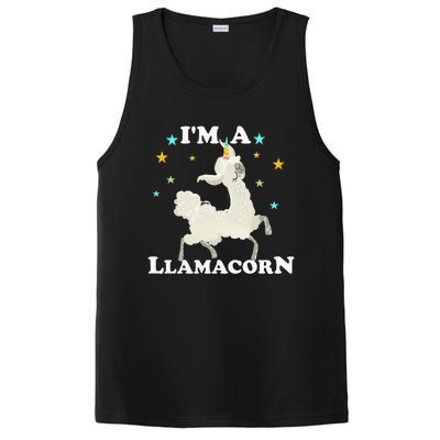 Cute Llama Unicorn - Llamacorn PosiCharge Competitor Tank