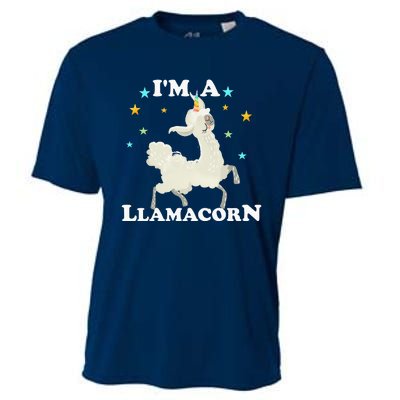 Cute Llama Unicorn - Llamacorn Cooling Performance Crew T-Shirt