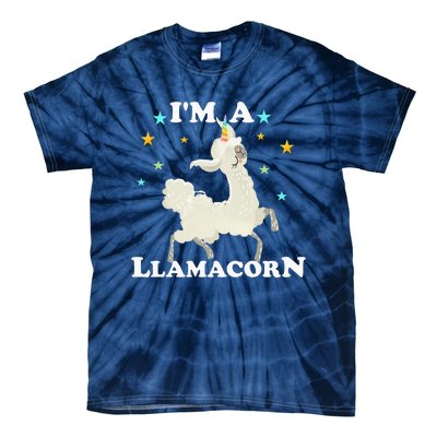 Cute Llama Unicorn - Llamacorn Tie-Dye T-Shirt