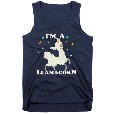 Cute Llama Unicorn - Llamacorn Tank Top