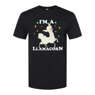 Cute Llama Unicorn - Llamacorn Softstyle CVC T-Shirt