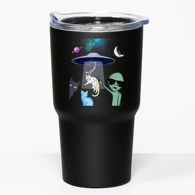 Cat Lovers UFO Space Abduction Of Cats By Aliens Design Tumbler