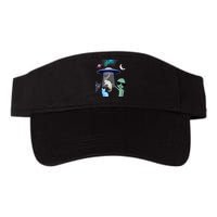 Cat Lovers UFO Space Abduction Of Cats By Aliens Design Visor