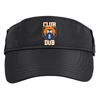 Club Dub Chicago Football Adult Drive Performance Visor