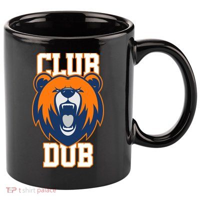 Club Dub Chicago Football 11oz C Handle Ceramic Mug