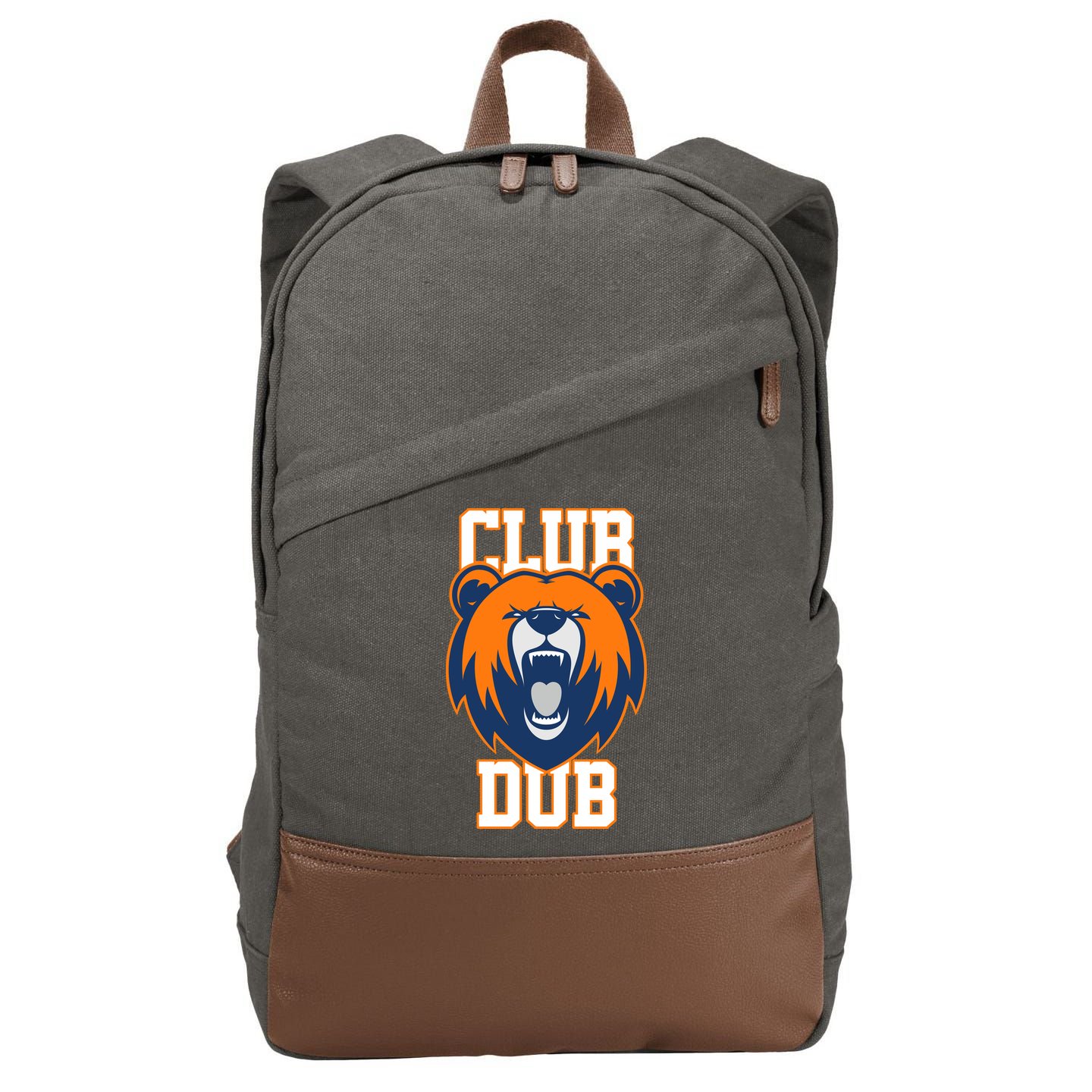 Club Dub Chicago Football Cotton Canvas Backpack