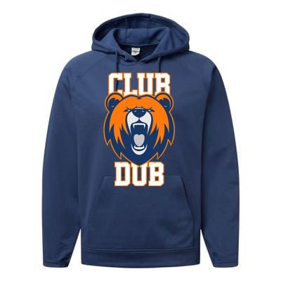 Club Dub Chicago Football Performance Fleece Hoodie