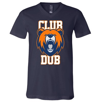 Club Dub Chicago Football V-Neck T-Shirt