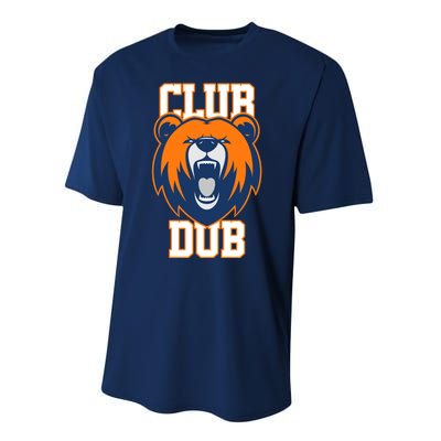 Club Dub Chicago Football Performance Sprint T-Shirt