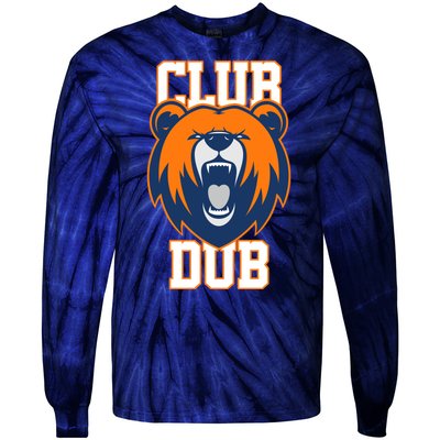 Club Dub Chicago Football Tie-Dye Long Sleeve Shirt