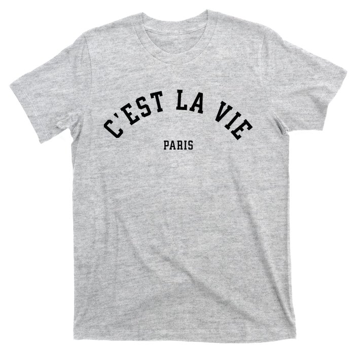 Cest La Vie Paris France Women Vintage Summer Graphic T-Shirt