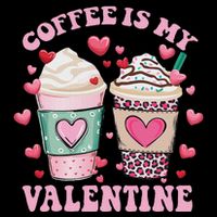 Coffee Lover Valentine Day Coffee Is My Valentine Sustainable Bucket Hat