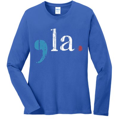 Comma La Vintage Gift For Women Ladies Long Sleeve Shirt