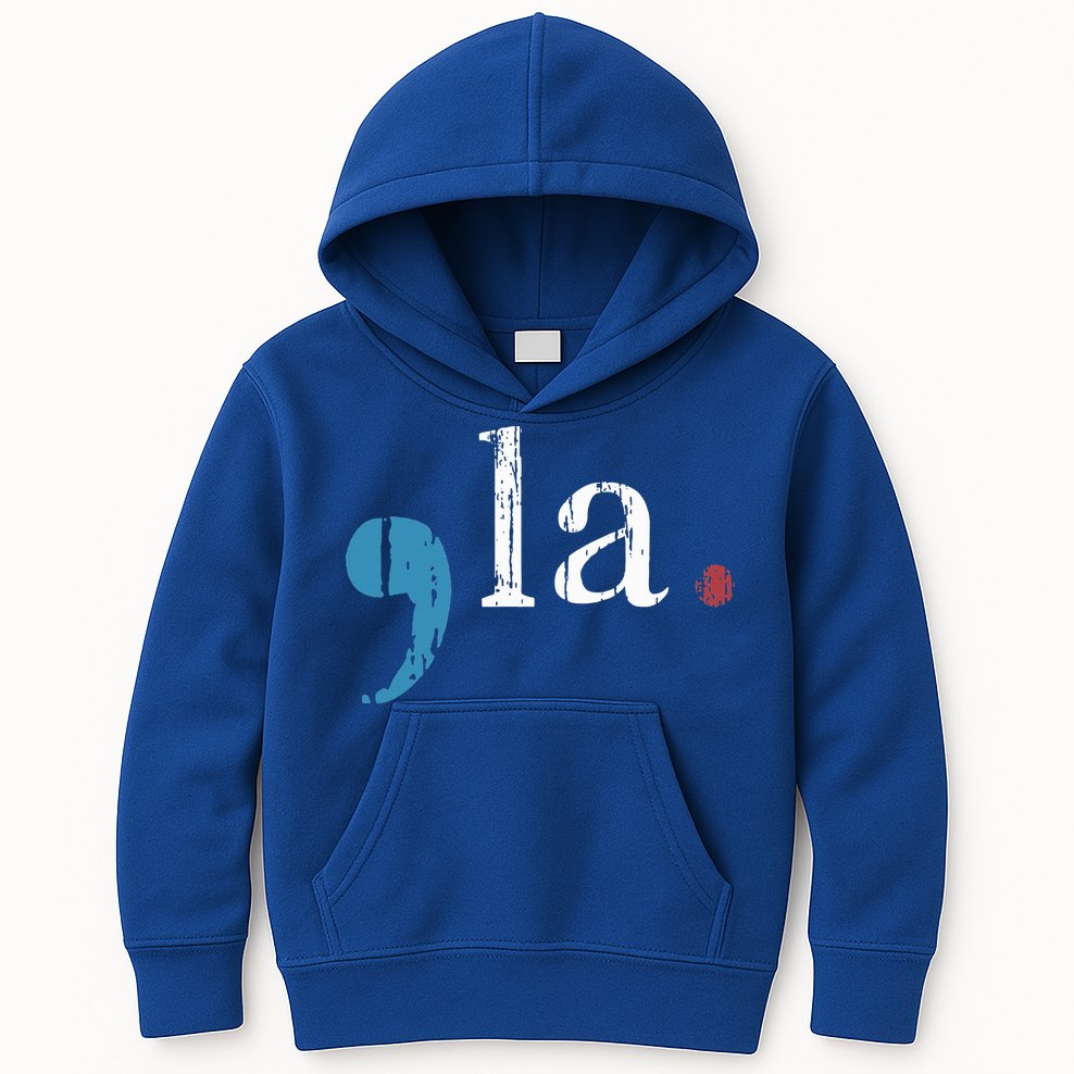 Comma La Vintage Gift For Women Kids Hoodie