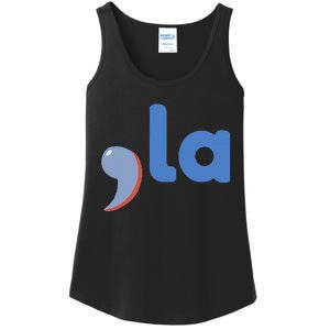 Comma +  La Vote Kamala Harris For President 2024 Election Ladies Essential Tank