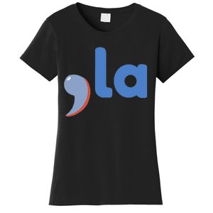 Comma +  La Vote Kamala Harris For President 2024 Election Women's T-Shirt