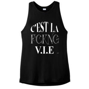 C'est La V.I.E.  Ladies PosiCharge Tri-Blend Wicking Tank