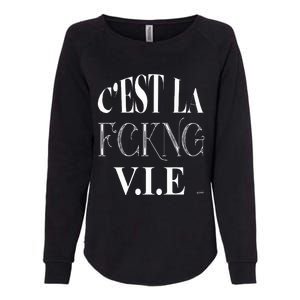 C'est La V.I.E.  Womens California Wash Sweatshirt