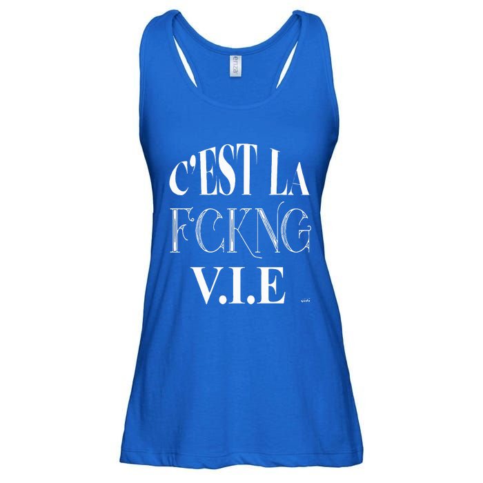 C'est La V.I.E.  Ladies Essential Flowy Tank