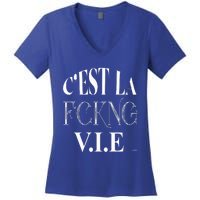 C'est La V.I.E.  Women's V-Neck T-Shirt