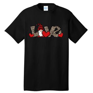 Cute Love Valentines Day Gnome Tall T-Shirt