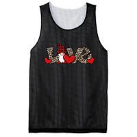 Cute Love Valentines Day Gnome Mesh Reversible Basketball Jersey Tank