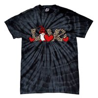 Cute Love Valentines Day Gnome Tie-Dye T-Shirt