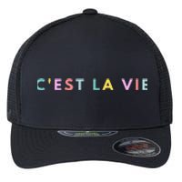 Cest La Vie Rainbow Flexfit Unipanel Trucker Cap