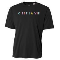 Cest La Vie Rainbow Cooling Performance Crew T-Shirt