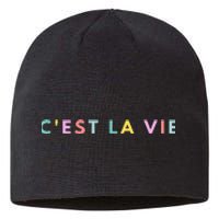 Cest La Vie Rainbow Sustainable Beanie