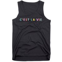 Cest La Vie Rainbow Tank Top