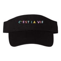 Cest La Vie Rainbow Valucap Bio-Washed Visor