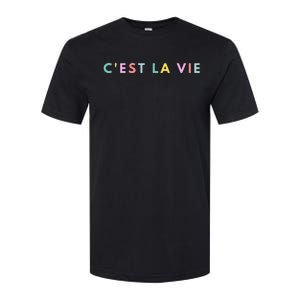 Cest La Vie Rainbow Softstyle CVC T-Shirt